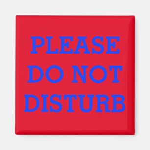 VIBRANT METAL DOOR MAGNET DO NOT DISTURB