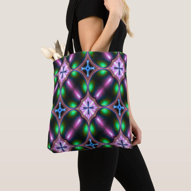 Vibrant Modern Geometric Abstract Tasche (Von Nahem)