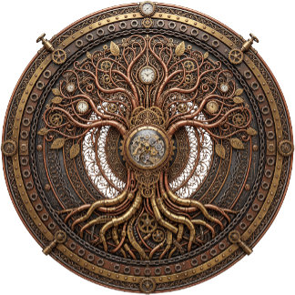 Vibrant Multi-Color Floral Mandala Vector Art Magnetkarte