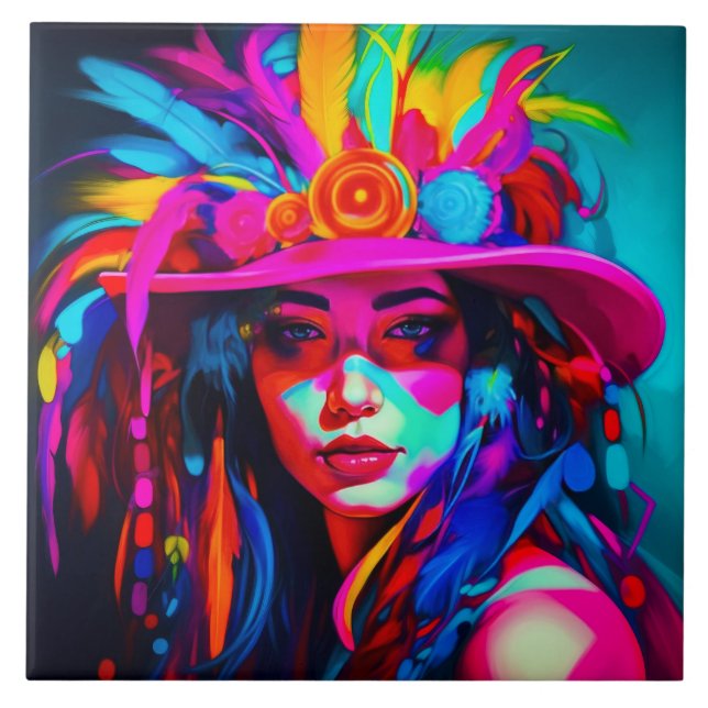 Vibrant Muse Fliese (Vorderseite)