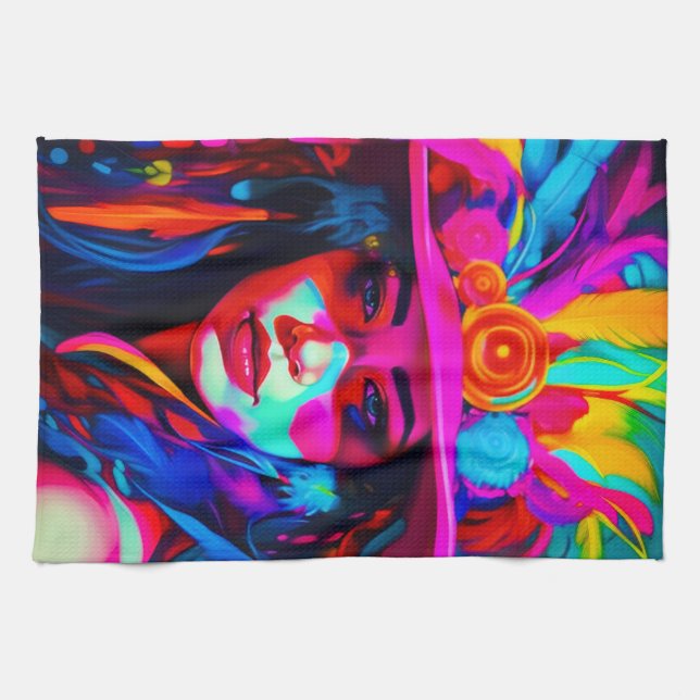 Vibrant Nuse Geschirrtuch (Horizontal)