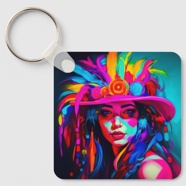 Vibrant Nuse Schlüsselanhänger (Vorderseite)