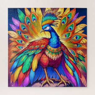 Vibrant Peacock