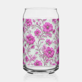 Vibrant Pink Floral Pattern With Magenta Flowers Dosenglas