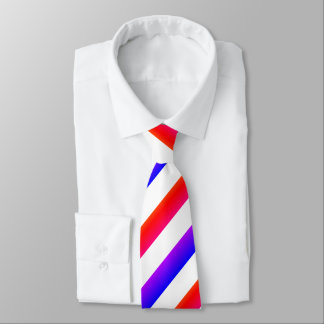 Vibrant Red Purple White Diagonal Krawatte
