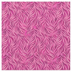Vibrant rosa Zebra Print (2) Stoff