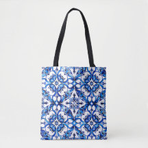 Vibrant Royal Bleu Sac fourre-tout de conception d
