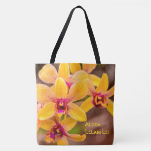 Vibrant sac de plage de Monogram Hawaiian Orchid J