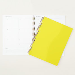 Vibrant Solid Yellow Background Planer