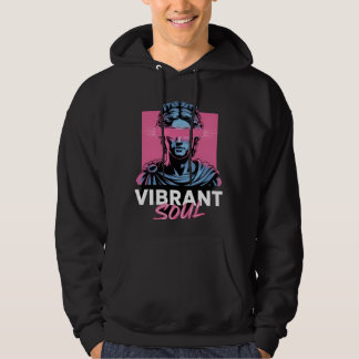 VIBRANT SOUL | Ästhetische Vaporwave griechische S Hoodie