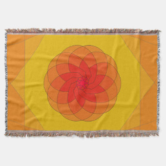 Vibrant Sunburst Design Decke
