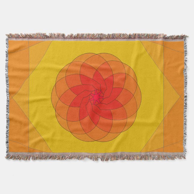 Vibrant Sunburst Design Decke (Vorderseite)