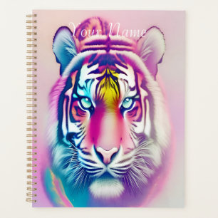 Vibrant Tigre Coloré Visage Bold Faune moderne