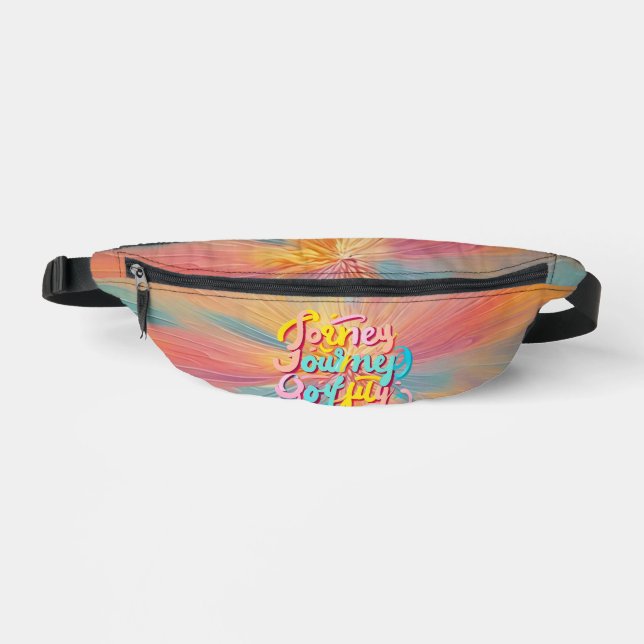 "Vibrant Travel Artwork" Bauchtasche (Vorderseite)