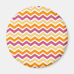Vibrant Tribal ZigZag Magnet