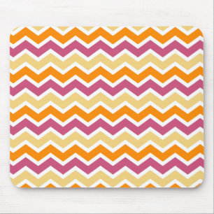 Vibrant Tribal ZigZag Mousepad