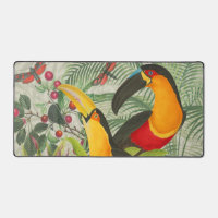 Vibrant Tropical Toucan Birds Art Exotic Jungle