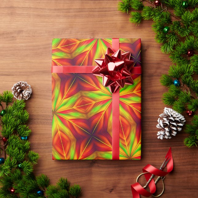 Vibrant Wrapping Paper Geschenkpapier (Feiertagsgeschenk)