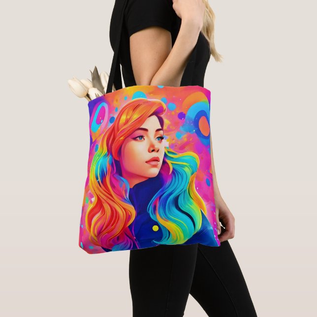 Vibrany Lady Digital Artwork Tasche (Von Nahem)