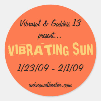 Vibrasol 1/23/09 - 2/1/09 runder aufkleber