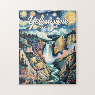 Vibrater Unterer Wasserfall im Yellowstone-Nationa