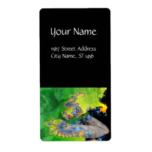 VIBRATIONEN DER MATERIE GREEN EMERALD gelb schwarz