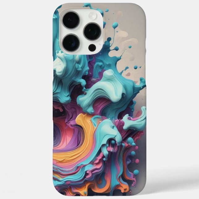 Vibrierend Abstrakt : Machen Sie Ihr Telefon zu ei iPhone 16 Pro Max Hülle (Rückseite)