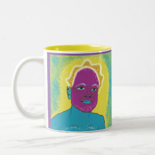 Vibrierende Andy-Tasse Zweifarbige Tasse