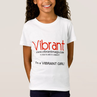 Vibrierende kleines Mädchen-Shirts T-Shirt