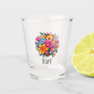 Vibrierende mexikanische Folkkunstkunst - individu Schnapsglas