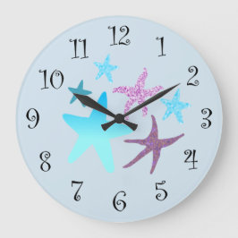 Vibrierende Starfish-Uhr Große Wanduhr