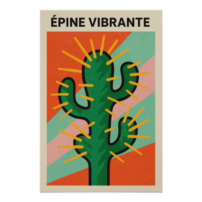 Vibrierender Dorn - Die Popenergie der Wüste Poster (Vorderseite)