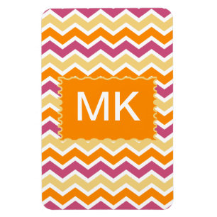 Vibrierender Stammes- Zickzack Magnet