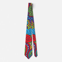 Vibrierendes abstraktes Paisley-Muster