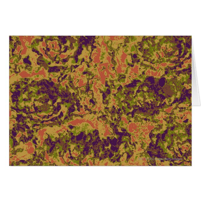 Vibrierendes Blumentarnungsmuster (Vorderseite (Horizontal))