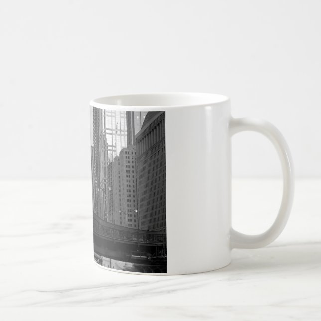 Vibrierendes Chicago Kaffeetasse (Rechts)