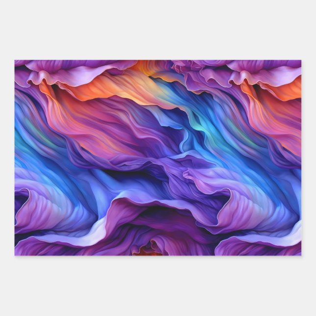 Vibrierendes Geschenkpapier (Vorderseite)