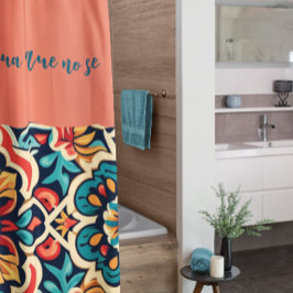 Vibrierendes mexikanisches Cantaro Design Anpassba Duschvorhang