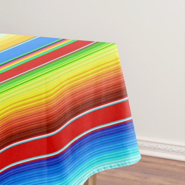 Vibrierendes mexikanisches umfassendes tischdecke (Beispiel)