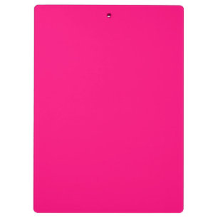 Vibrierendes pinkfarbenes Pink-kundenspezifischer Klemmbrett