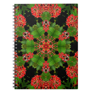 Viburnum Berries Kaleidoskop Notizblock