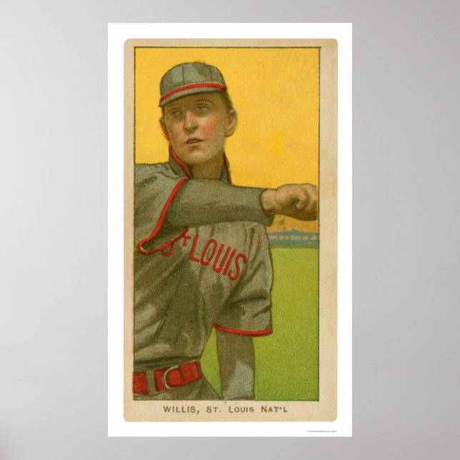 Vic Willis Baseball Card 1911 Poster (Vorne)