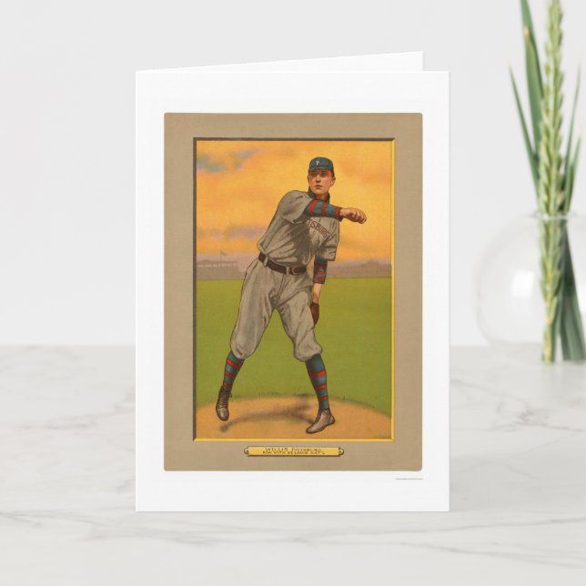 Vic Willis kapert Kardinals-Baseball 1911 Karte (Vorderseite)