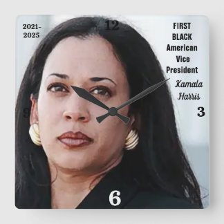 VICE PRESIDENT KAMALA HARRIS  QUADRATISCHE WANDUHR
