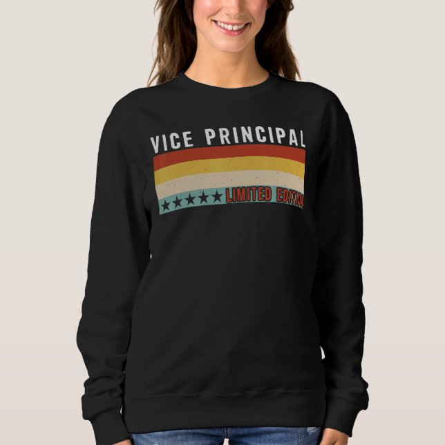 Vice Principal Job Title Profession Worker Appreci Sweatshirt (Vorderseite)