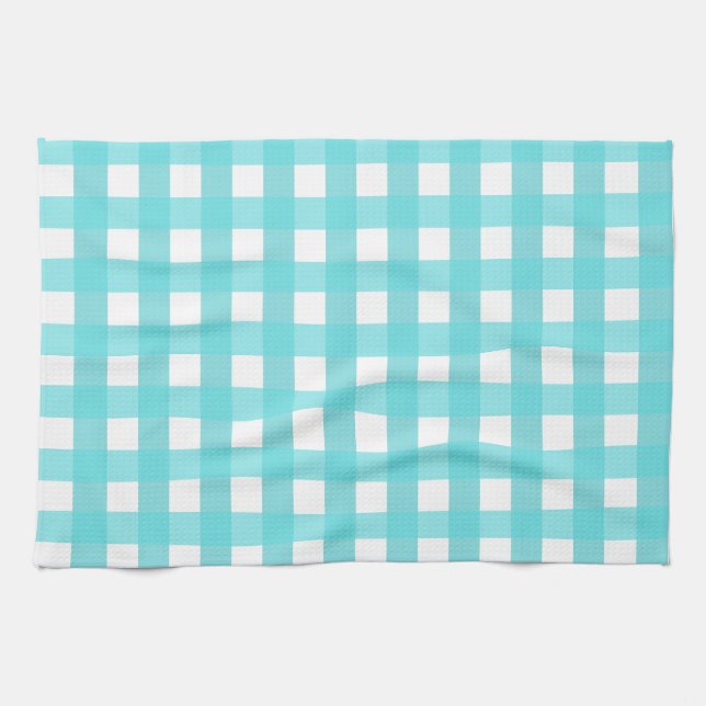 Vichy Bleu Geschirrtuch (Horizontal)