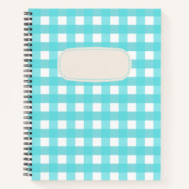 Vichy Bleu Notizbuch
