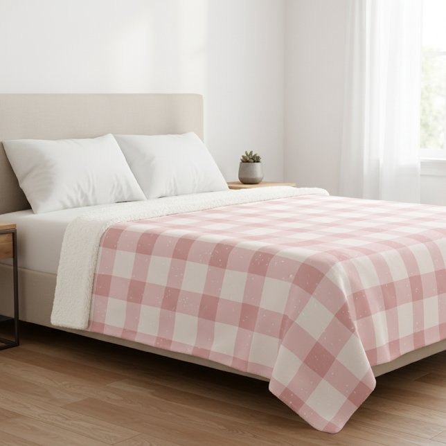 Vichy checkered blanket. sherpadecke (Von Creator hochgeladen)