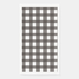 Vichy Gris anthrazit Serviette