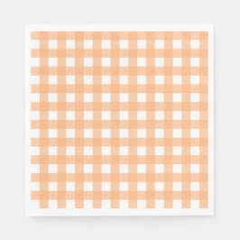 Vichy Hellorange Serviette